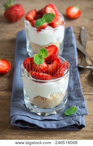 Strawberry Trifle Mini Dessert
