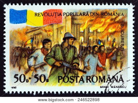 Romania - Circa 1990: A Stamp Printed In Romania From The 