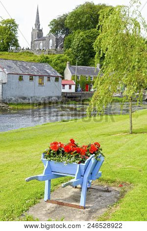 Scenic View Of Castletownroche Park And Church In County Cork Ireland