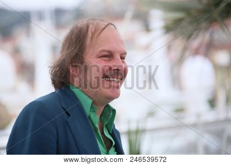 Philippe Katerine attends the photocall for 'Sink Or Swim (Le Grand Bain)' during the 71st annual Cannes Film Festival at Palais des Festivals on May 13, 2018 in Cannes, France. 