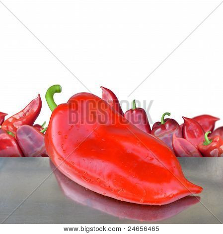 Pimentos vermelhos
