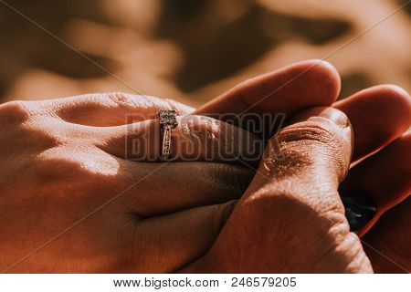 Getting Married And Holding Each Others Hands