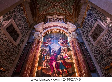 Interiors Of Chiesa I Gesuiti, Venice, Italy