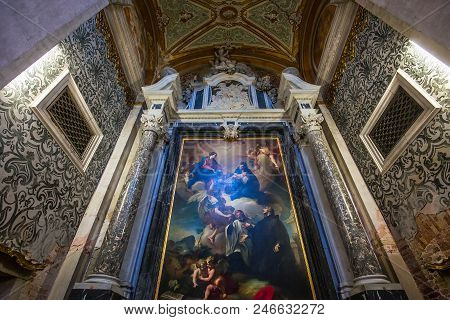 Interiors Of Chiesa I Gesuiti, Venice, Italy