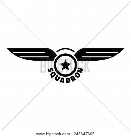 Avia Squadron Logo. Simple Illustration Of Avia Squadron Vector Logo For Web Design Isolated On Whit