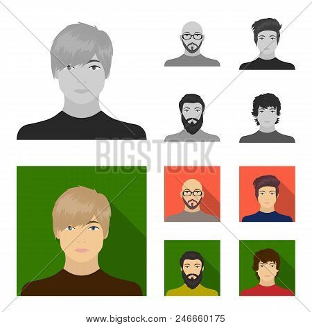 The Face Of A Bald Man With Glasses And A Beard, A Bearded Man, The Appearance Of A Guy With A Haird