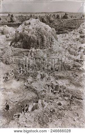 Africa  The Volcanic Depression  Of Dallol