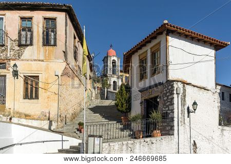 Xanthi, Greece - December 28, 2015:orthodox Church In Old Town Of Xanthi, East Macedonia And Thrace,