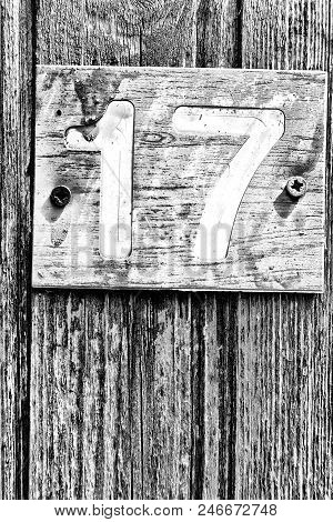 In The Old Door The Number Seventeen