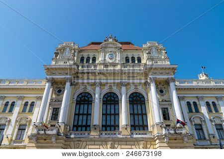 Oradea City Hall Building, Crisana Region, Romania.