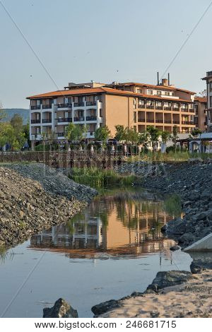 Lozenets, Bulgaria - July 2, 2013: Panorama Of Oasis Beach Near Village Of Lozenets, Burgas Region, 
