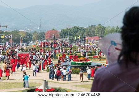 Mae Fah Luang University,chiang Rai, Thailand, February, 2018. Graduation Atmosphere Students Who Ha