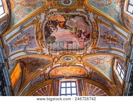 Interiors Of Chiesa I Gesuiti, Venice, Italy
