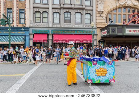 Universal Studios Japan (usj) Event Summer Parade.