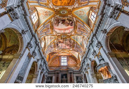 Interiors Of Chiesa I Gesuiti, Venice, Italy