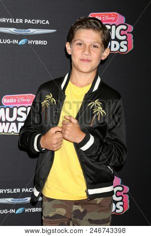 LOS ANGELES - JUN 22:  Jackson Dollinger at the 2018 Radio Disney Music Awards at the Loews Hotel on June 22, 2018 in Los Angeles, CA
