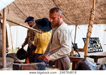 CZERSK, POLAND - 23 JUNE, 2018: Historical picnic 