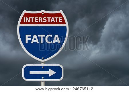Complying With The Us Foreign Account Tax Compliance Act, Red, White And Blue Interstate Highway Roa