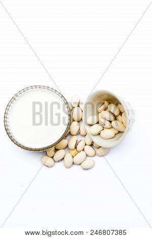 Ayurvedic Herb Kaunch Or Velvet Bean Or Bengal Velvet Bean Or Kapikachhu Or Mucuna Pruriens Isolated
