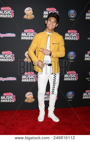 LOS ANGELES - JUN 22:  Gabe De Guzman at the 2018 Radio Disney Music Awards at the Loews Hotel on June 22, 2018 in Los Angeles, CA
