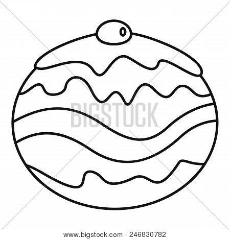 Jewish Bakery Icon. Outline Illustration Of Jewish Bakery Vector Icon For Web Design Isolated On Whi