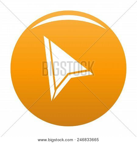 Cursor Mouse Element Icon. Simple Illustration Of Cursor Mouse Element Vector Icon For Any Design Or