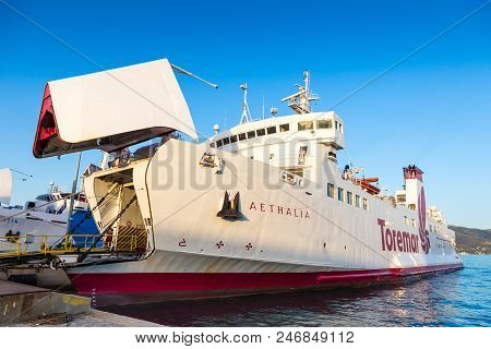 Portoferraio (li), Italy - August 09, 2016: Mv 