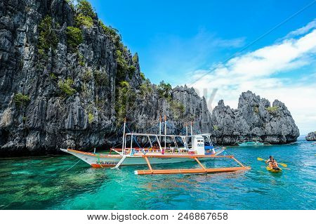 Seascape Of Palawan Island, Philippines