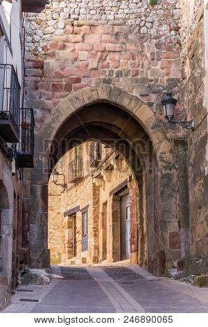 Arch In The Historic Center Of Atienza, Spain