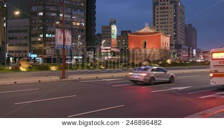 Taipei city, Taiwan, 28 May 2018:- Taipei North Gate