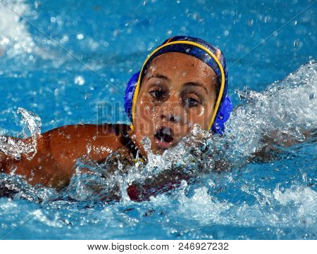 Budapest, Hungary - Jul 20, 2017. Forca Ariza Judith (esp) Player Of The Spanish Team In The Prelimi