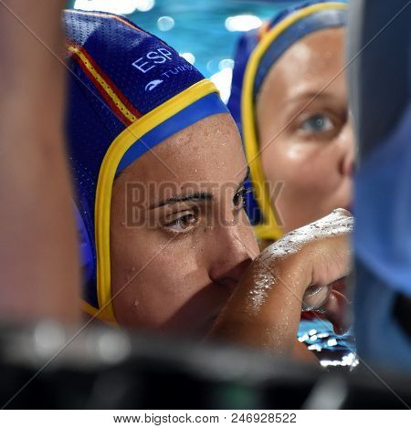 Budapest, Hungary - Jul 20, 2017. Pena Carrasco Maria Del Pilar (esp) Player Of The Spanish Team In 