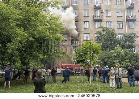 Fire In A Block Of Flats