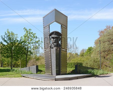Monument To Estonian Military Commander Johan Pitka