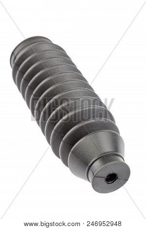 Anther Of Car Steering Column Tie Isolated On White Background.