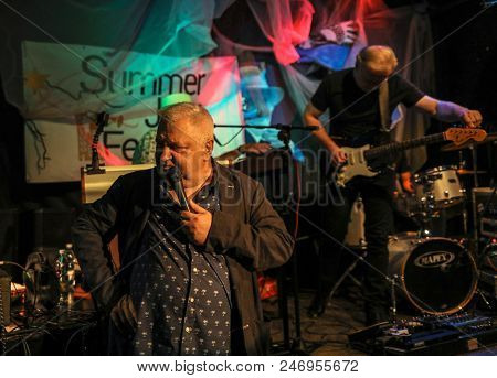 Cracow, Poland - June 25, 2018: Laboratorium Performs Live At The Summer Jazz Festival In Krakow, Is