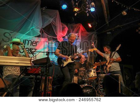 Cracow, Poland - June 25, 2018: Laboratorium Performs Live At The Summer Jazz Festival In Krakow, Is