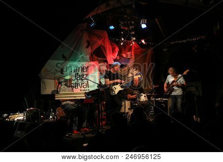 Cracow, Poland - June 25, 2018: Laboratorium Performs Live At The Summer Jazz Festival In Krakow, Is