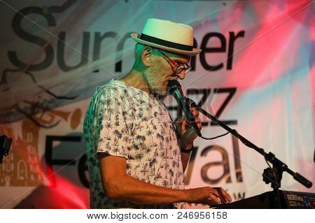 Cracow, Poland - June 25, 2018: Laboratorium Performs Live At The Summer Jazz Festival In Krakow, Is