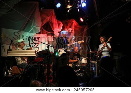 Cracow, Poland - June 25, 2018: Laboratorium Performs Live At The Summer Jazz Festival In Krakow, Is