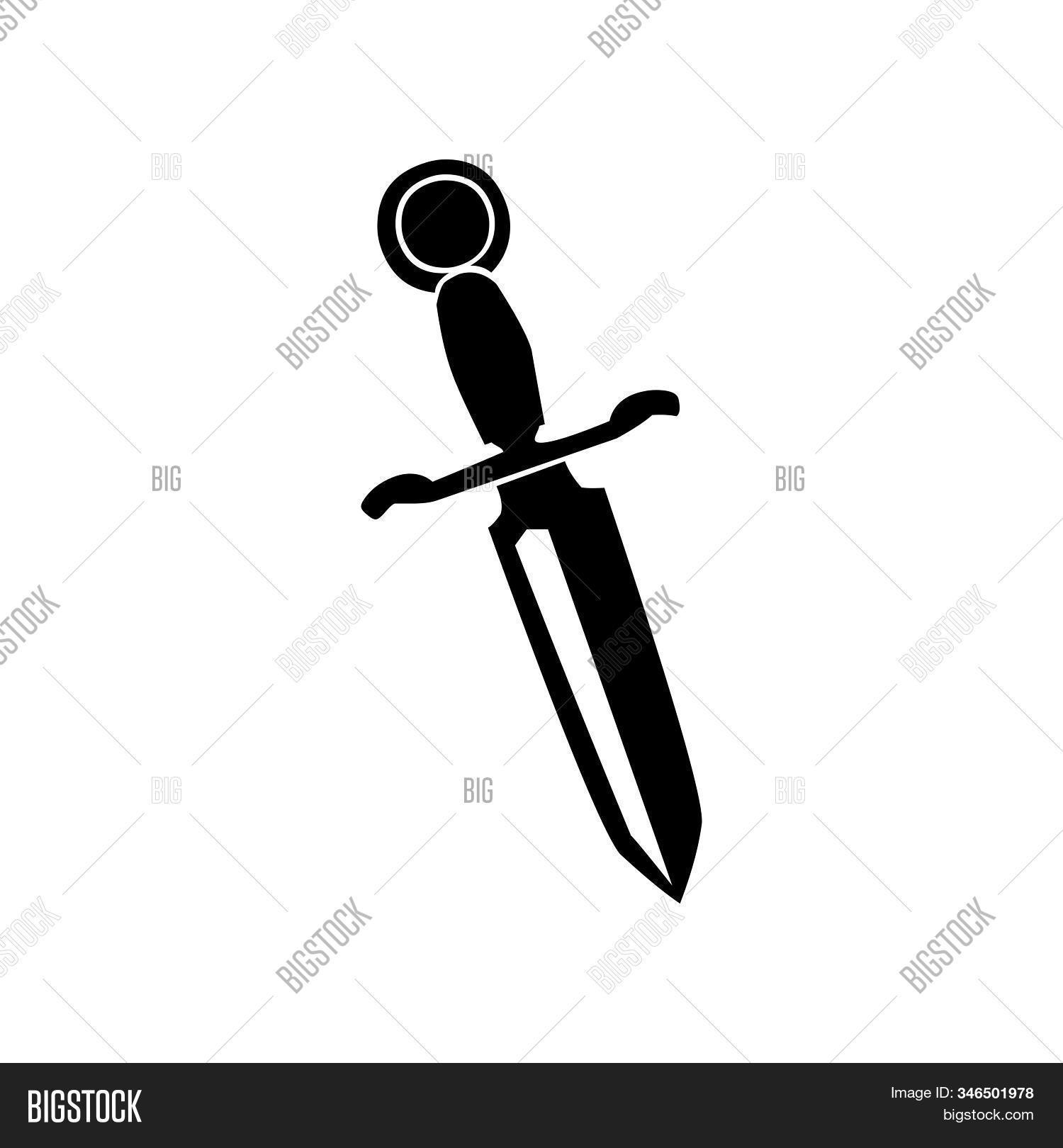 символ кинжала. значок кинжал. нож символ. скрещенные ножи. символ кинжала.