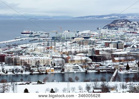 Snowy Trondheim