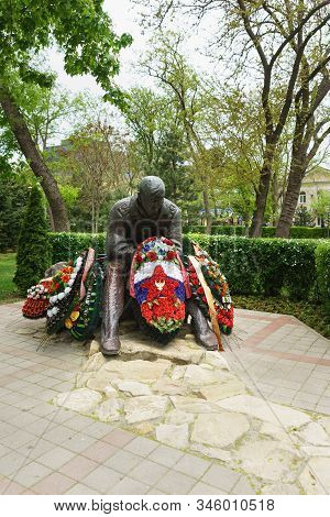 Anapa, Russia-may 06, 2019: Monument To Residents Of Anapa Who Fell While Performing Military Duty I