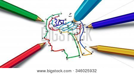 Mental Health Psychology And Psychological Disorders Mecical Concept With 3d Illustration Elements.