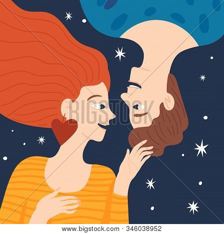 Square Size Valentines Day Poster Or Card