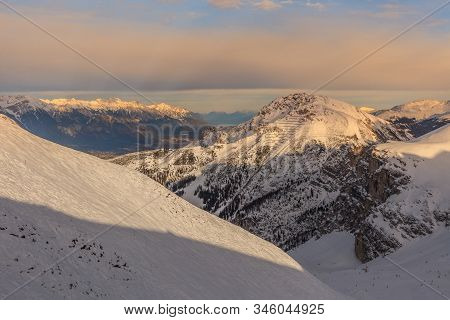 View Of The Ski Region Axamer Lizum, Austria
