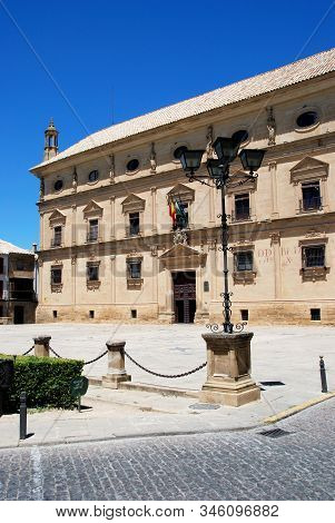 View Of Chains Palace Used As The Town Hall, Ubeda, Jaen Province, Spain.