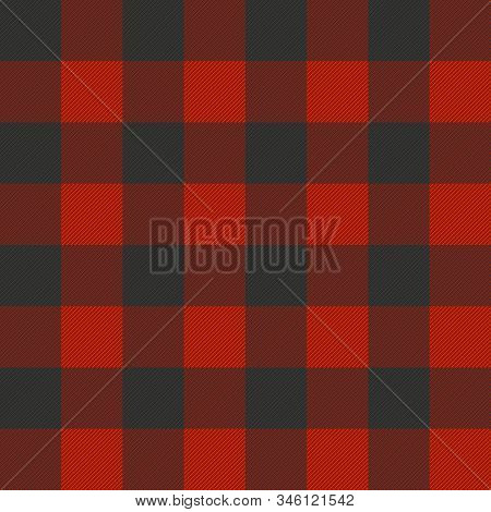 Lumberjack Plaid Seamless Pattern Texture. Eps 10 Vector