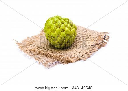 Sugar Apple Or Custard Apple Isolated On White Background