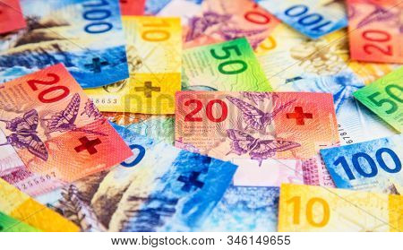Collection of the new swiss banknotes (issued in 2017-2019)